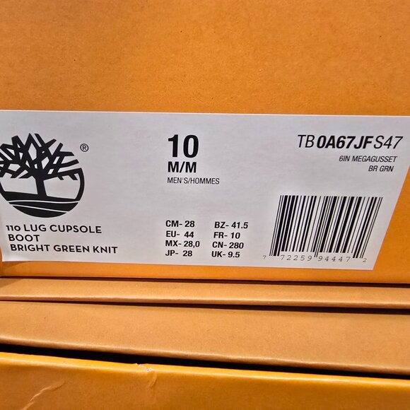 Timberland x Suzanne Oude Hengel Future73 Mega Gusset Boots Size 10 NEW - Picture 11 of 15